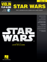 Violin Play Along #62 Star Wars Book with Online Audio Access cover